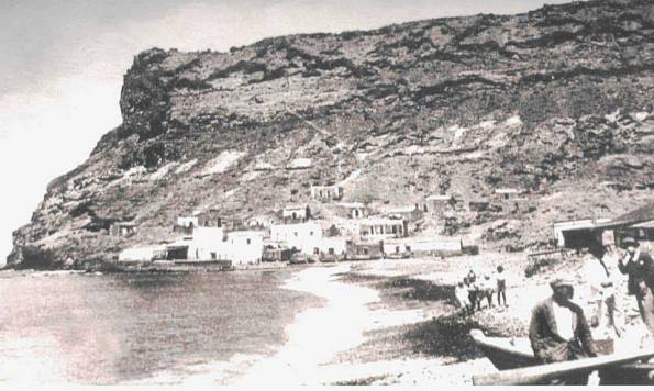 Playa de Mogan um 1930.
