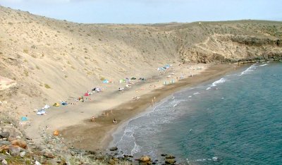 Der FFK-Strand Playa de la Montaña de Arena.